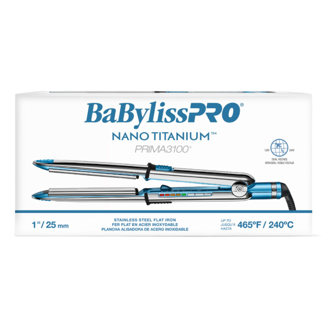 BABYLISSPRO® NANO TITANIUM™ PRIMA3100® 1" IONIC STYLING IRON