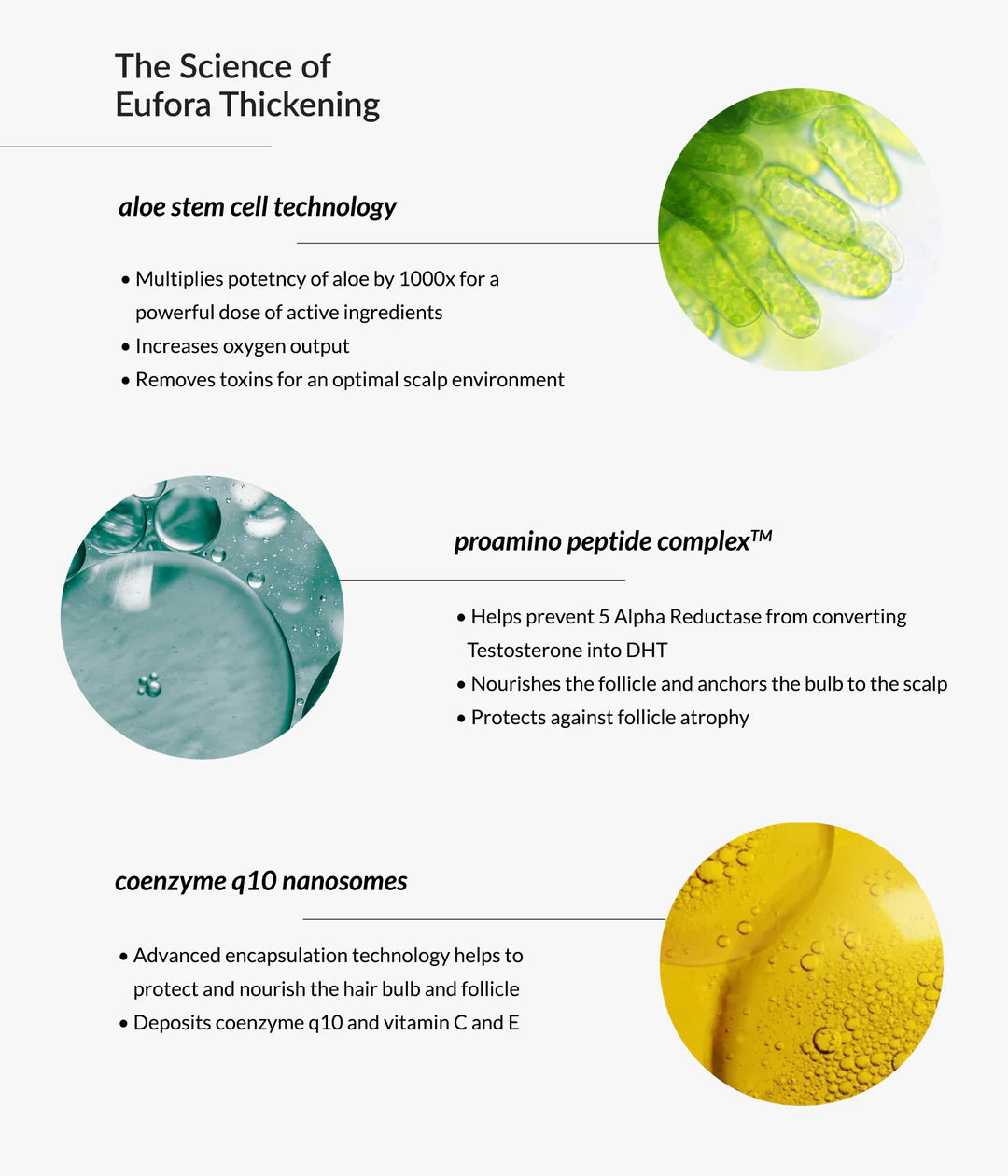 Eufora Three Stage Thickening Regimen