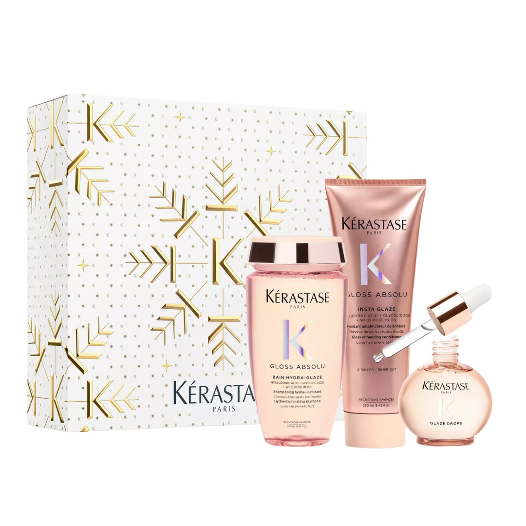 Kerastase Gloss Absolu Holiday Trio Set for Glossy Hair