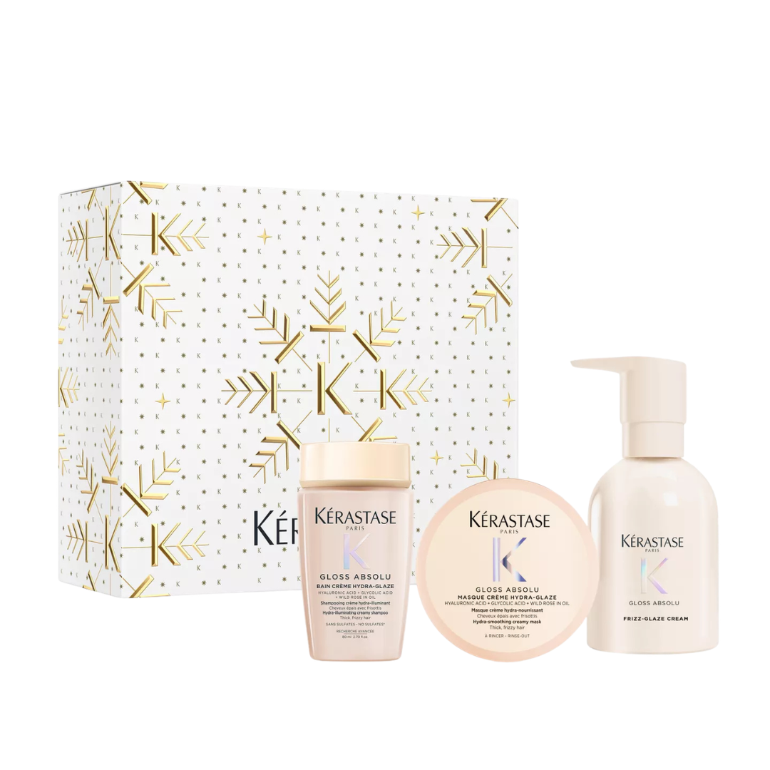 Kerastase Gloss Absolu Holiday Trio Set for Thick, Glossy Hair