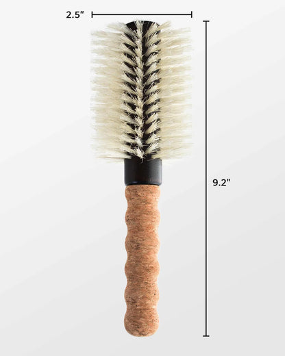 Dom Dom Large Round Boar / Nylon Bristle Brush